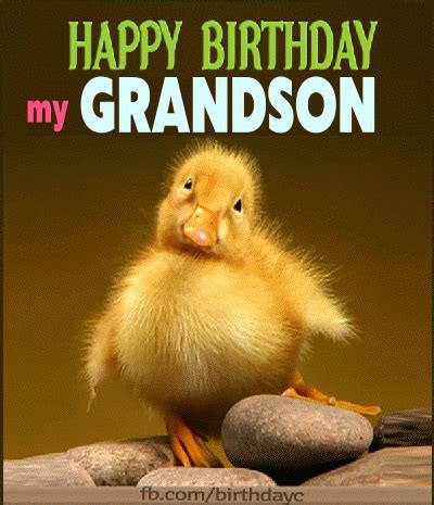 Happy Birthday GRANDSON Gif - Happy Birthday