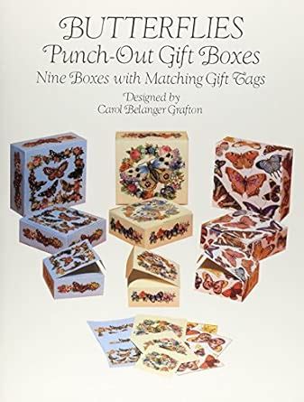 Buy Butterflies Punch-out Gift Boxes: Nine Boxes with Matching Gift ...