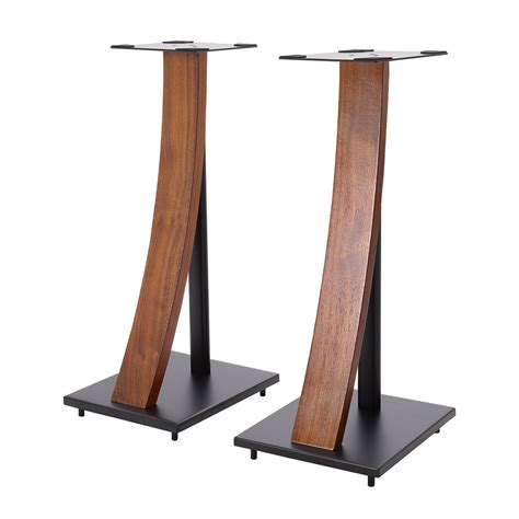 EXIMUS One Pair Fixed Height Universal Speaker Floor Stands - with Real ...