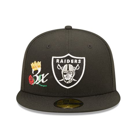 Buy Men's New Era Black Las Vegas Raiders Crown 3x Super Bowl Champions ...
