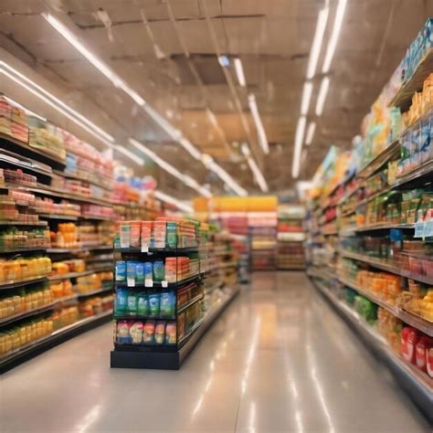Store blur background with bokeh | Premium AI-generated image
