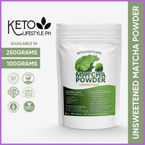 Pure Unsweetened Matcha Powder (CEREMONIAL GRADE) | Shopee Philippines
