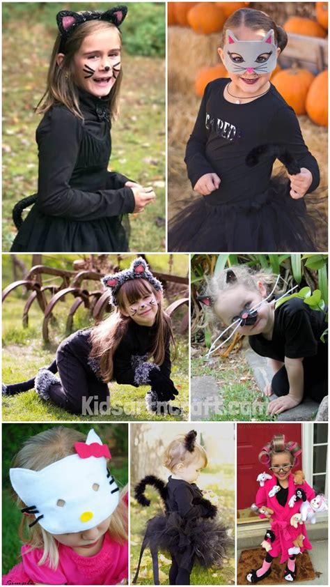 Kitty Cat Costume DIY Ideas for Kids - Kids Art & Craft