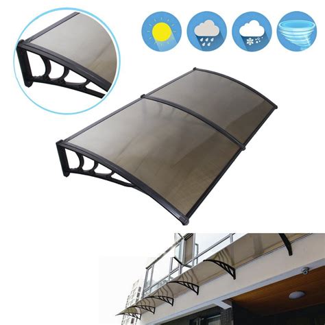 Buy Ktaxon 80X40 Window Awning Outdoor Polycarbonate Front Door Patio ...
