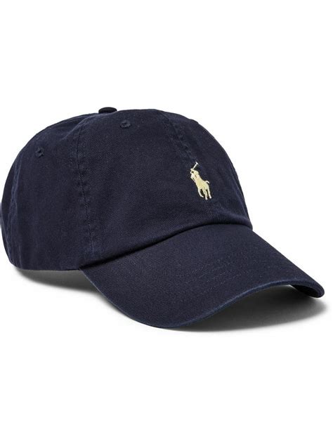 Polo Ralph Lauren - Logo-Embroidered Cotton-Twill Baseball Cap Polo ...