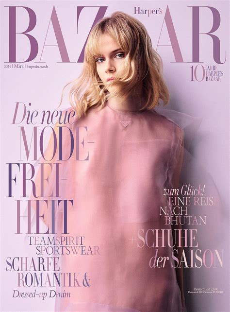 DARIA K COVER STORY FOR HARPER'S BAZAAR GERMANY MARCH 2024 | THE VANGUARD MANAGEMENT