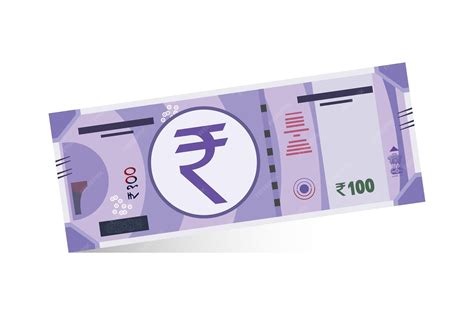 Indian 100 rupee currency note vector illustration | Premium Vector