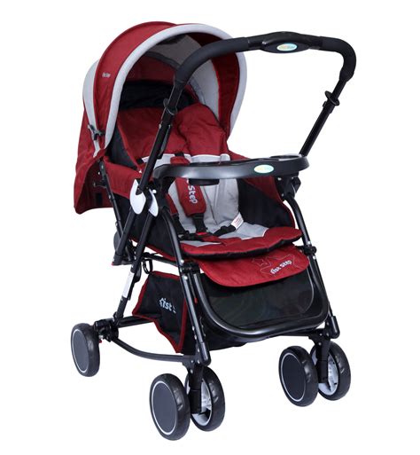 1st Step Cloudie Baby Stroller With 5 Point Safety Harness And Reversi