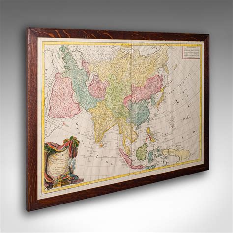 Antique French Georgian Map of Asia, 1800s for sale at Pamono - map of asia in 1800