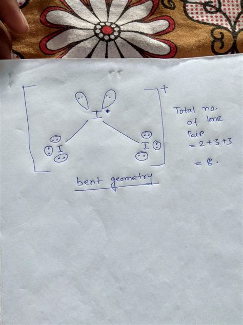 what is d structure of I3+ - Brainly.in