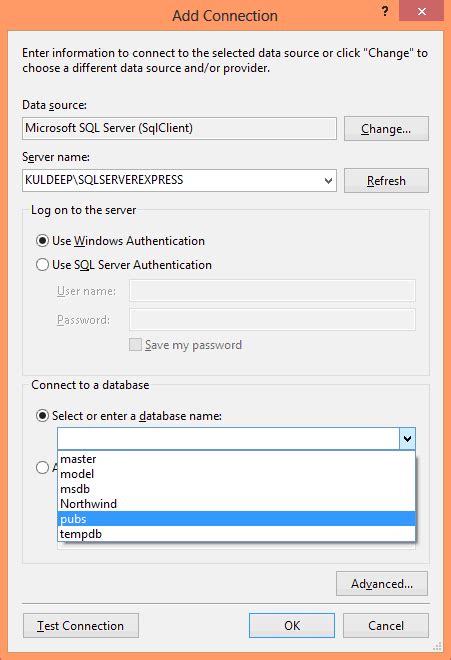 Image result for How to Connect Visual Studio to SQL Server
