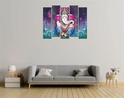 Buy All Your Design Multiple Frames Split Art Texture MDF Wall ...