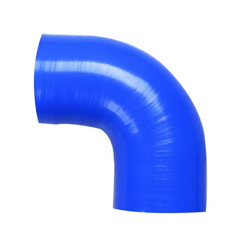 2" inch 51mm Silicone 90 degree Elbow Hose Pipe turbo intercooler Blue ...