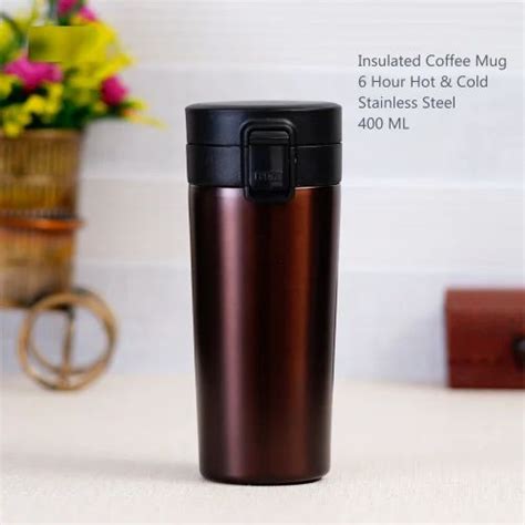 Travel Mug - Double Wall Black Coffee Mug Wholesale Supplier from New Delhi