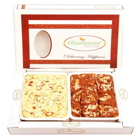 Ghasitaram Gifts Dodha Barfi and Soan Papdi Hamper |Gift Hamper|Diwali ...
