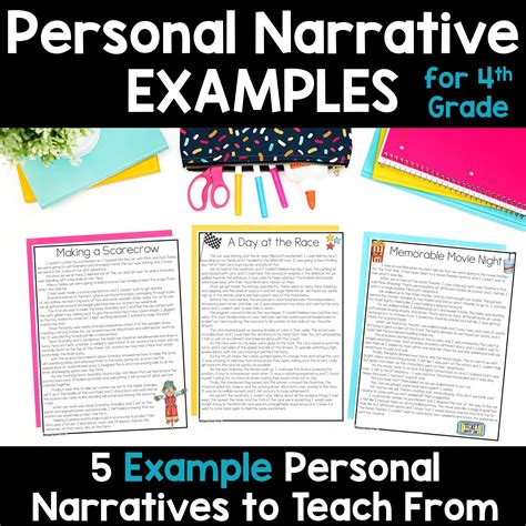 Personal Narrative Examples for 4th Grade - Thrifty in Third Grade