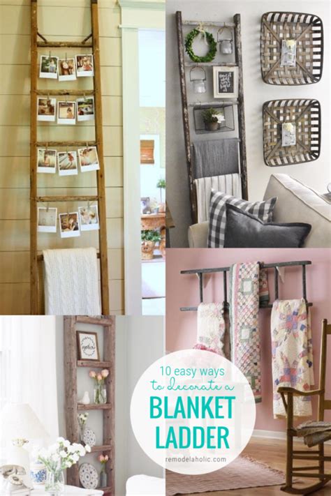 Barnwood decor collection vintage on sale blanket ladder gracie oaks
