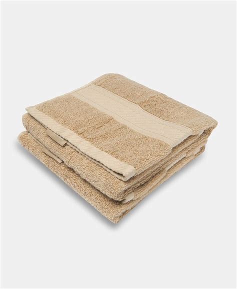 Buy Cotton Terry Ultrasoft and Durable Solid Hand Towel - Camel (Pack ...