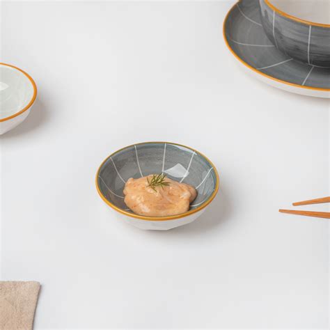 Willow Dark Grey Textured Dip Bowl Online - Premium Dip Bowl | Nestasia