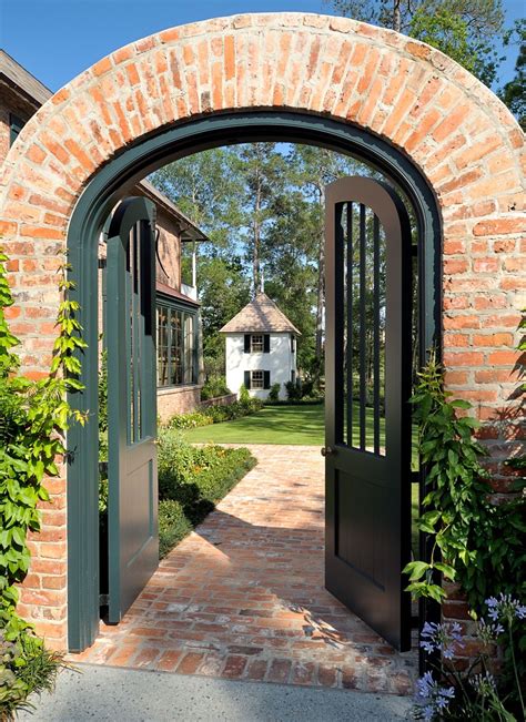Contemporary Rustic Entryway by Ken Tate Architect | Front courtyard ...