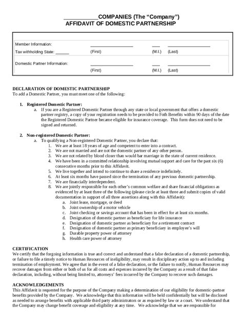 Domestic Partnership 的图像结果