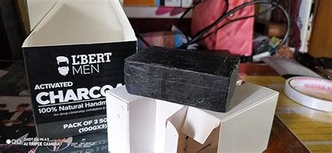 Buy L'BERT Activated Charcoal Soap for Skin Whitening & Deep Cleansing ...