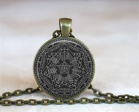 Sigillum Dei Aemeth Collar Pagano Oculto Colgante de | Etsy