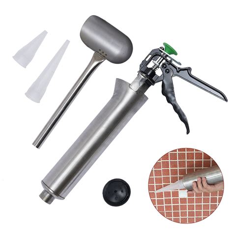 Buy Cement Mortar Caulking Gun Mortar Pointing Grouting Gun Stainless ...
