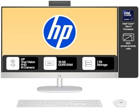 HP All-in-One, Intel Core Ultra 7 155U (16GB DDR5,1TB SSD) IPS, Anti ...