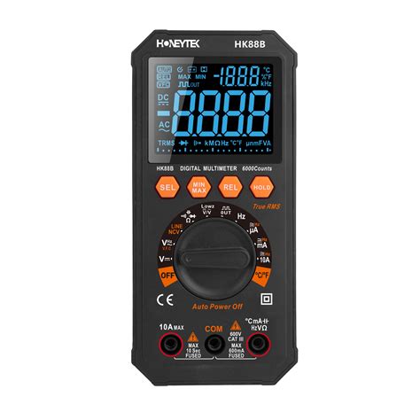 Buy Honeytek HK88B TRUE-RMS Digital Multimeter – REES52