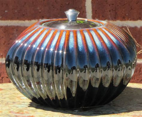 Marshall Gardens - PATIOGLO - Firepot ~ SAN ANTONIO BLUE ~ Blue/Brown ...