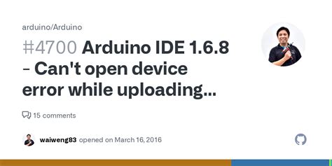 Image result for Arduino Can't Open Device