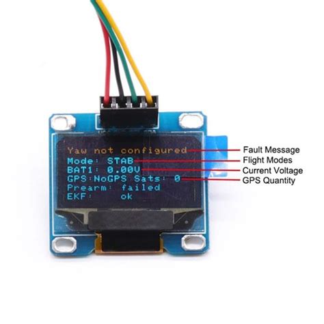 Módulo Display Oled I2C Monitor Para Pixhawk PX4 | Ubuy India