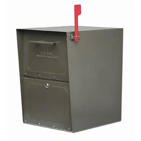 Architectural Mailboxes Post Mount Bronze Metal Extra Large Lockable ...
