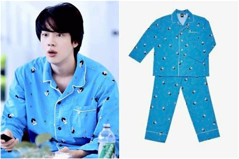 BTS Jin Taken Aback After Group Merchandise Sells Pajamas For USD 100 ...