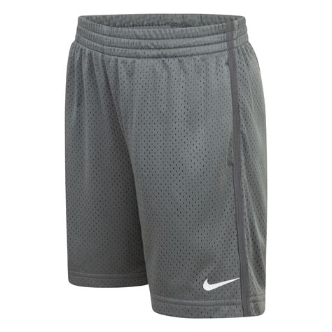 Boys 4-7 Nike Dri-FIT Mesh Athletic Shorts Color: Grey Size: 6 ...