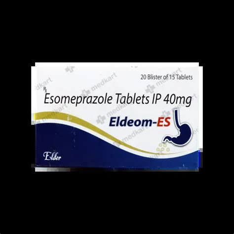 ELDEOM ES TABLET 15'S Price, Uses, Side Effects & Substitutes | Medkart