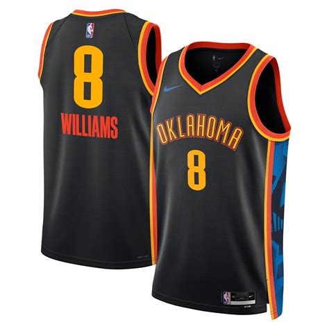 Oklahoma City Thunder Nike City Edition Swingman Jersey 2024 - Black ...