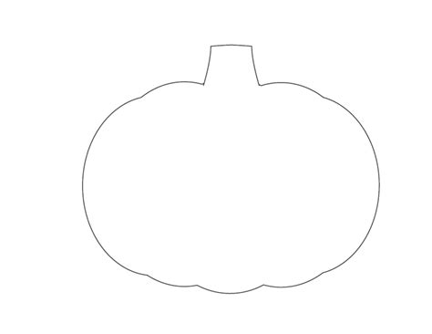 Pumpkin Cut Out Printable