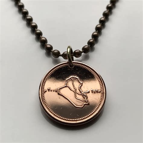 Buy 2004 Iraq 25 Dinars coin pendant Iraqi Baghdad Sumer Mosul Basra ...