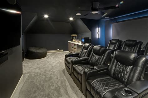 Family-Friendly Home Theater - Wheaton, IL - Drury Design