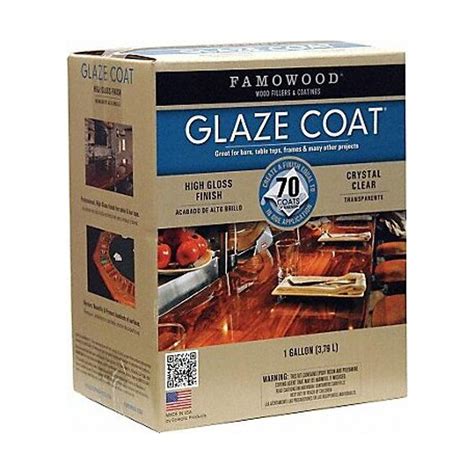 Famowood Glaze Coat - Clear Epoxy Kit, Gallon - Walmart.com