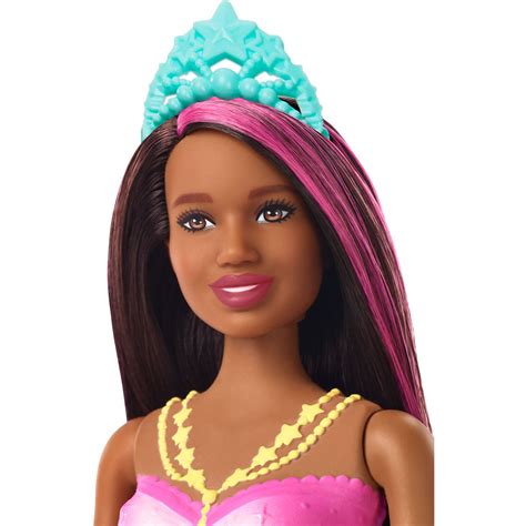 Barbie Dreamtopia Sparkle Lights Mermaid Doll with Brunette Hair
