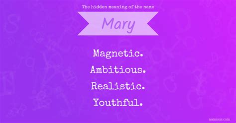 Define The Name Mary