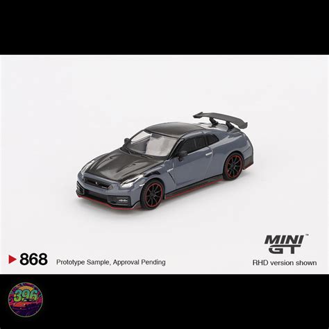 [BOX] Nissan GT-R Nismo R35 in Stealth Grey - 1:64 Diecast Model ...