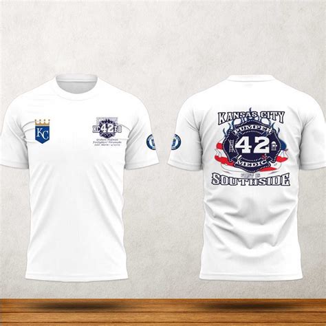 Kansas City Royals Graham Hoffman and KCFD Shirt