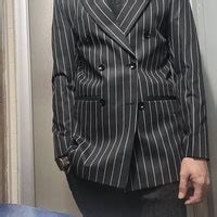 Buy Men Double Breasted Coat, Black Double Breasted Blazer, Office ...