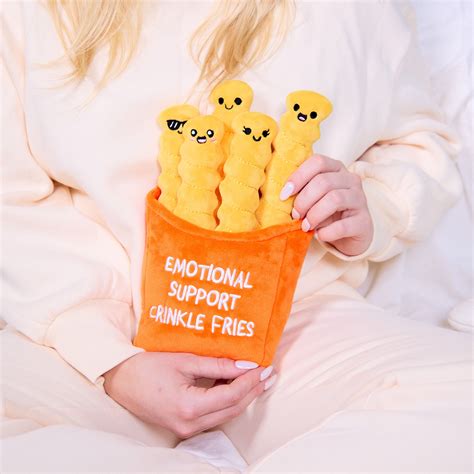 Emotional Support Crinkle FriesCrinkle vs. Regular Fry Plushies: Cast ...