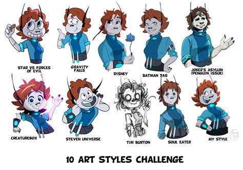 ArtStation - 10 art styles challenge