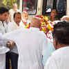 JP Dutta's dad's funeral at Shivaji Park in Mumbai on February 10, 2012.